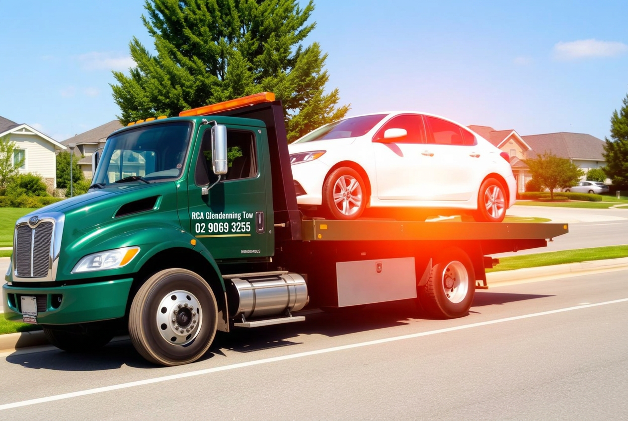 Car towing service by RCA Glendenning Tow